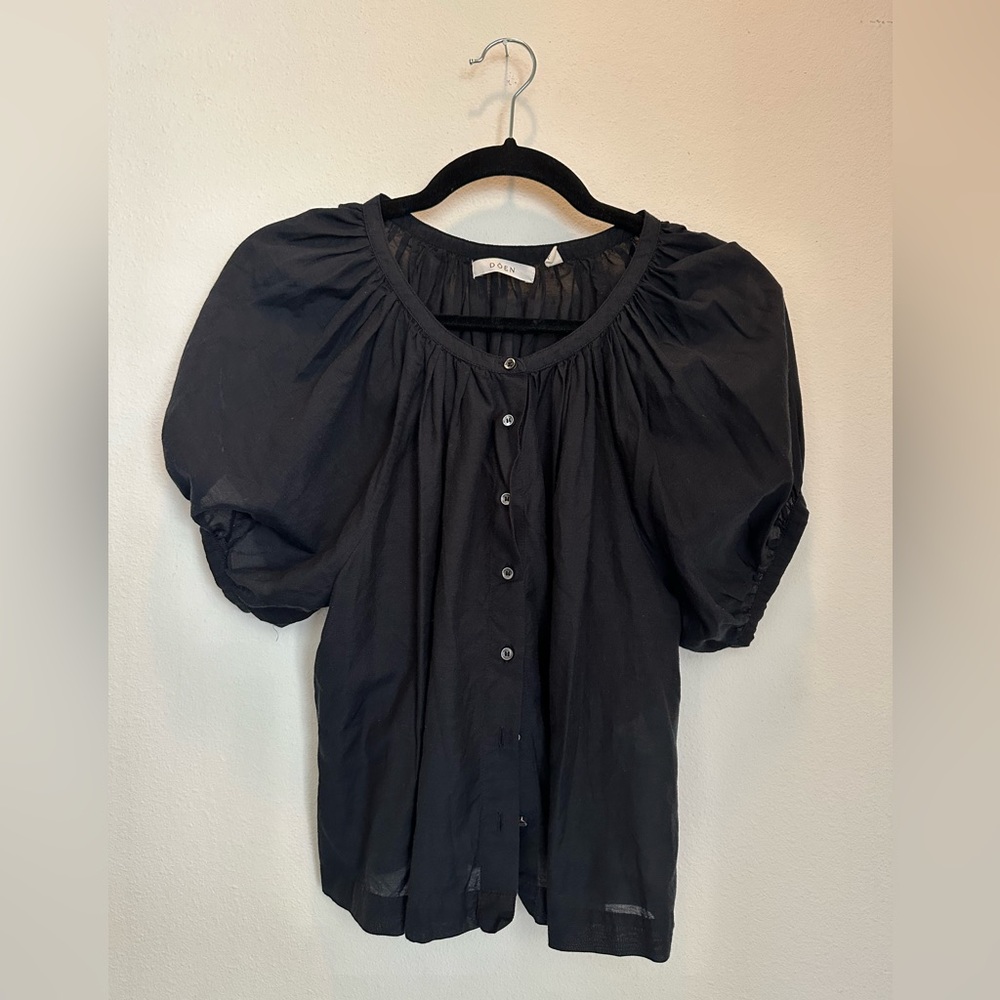 Doen June Top in Black size XXS